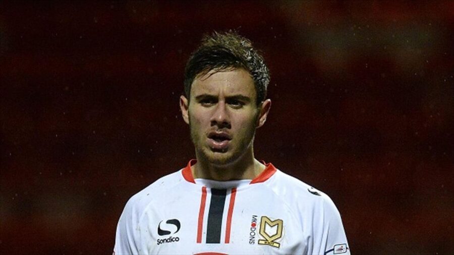 Baldock during his spell at MK Dons